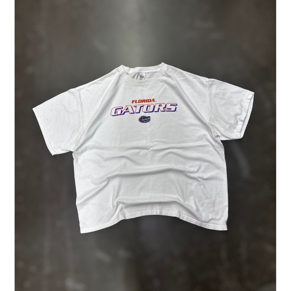 Florida Gators NCAA T-Shirt White Graphic Tee Men's 2XL University of Florida